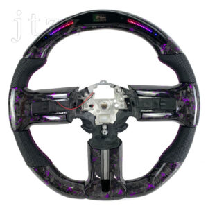 2011 2012 2013 2014 2015 Cool Design Upgraded Leather Three Spoke Steering Wheel Ford Mustang ST RS Automotive Customized